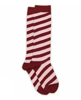 MP Denmark 30 22238 4200 Candy stripe knee socks Sundried Tomato MP Denmark 30 22238 4200 Candy stripe knee socks Sundried Tomato