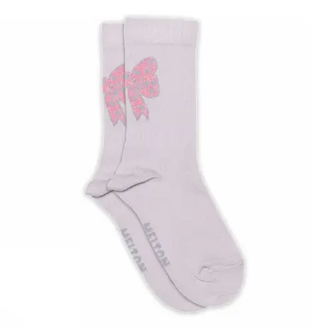 MP Denmark 30 22259 4111 Dot bow socks Cloud Lilac MP Denmark 30 22259 4111 Dot bow socks Cloud Lilac
