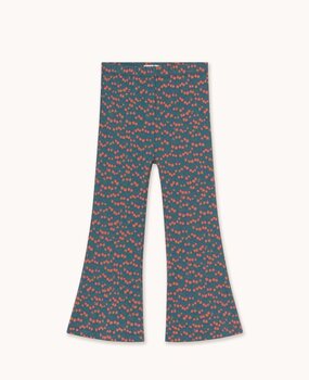 Tiny Cottons MINI APPLES RIB PANT light navy Tiny Cottons MINI APPLES RIB PANT light navy