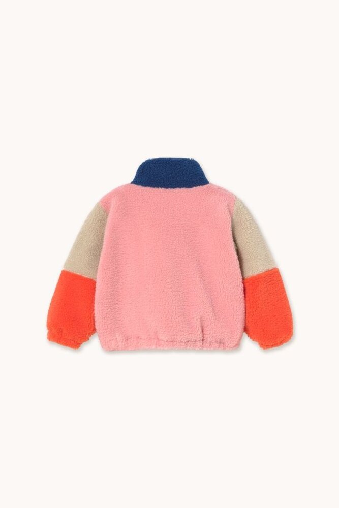 Tiny Cottons COLOR BLOCK POLAR SHERPA JACKET dark blue Tiny Cottons COLOR BLOCK POLAR SHERPA JACKET dark blue