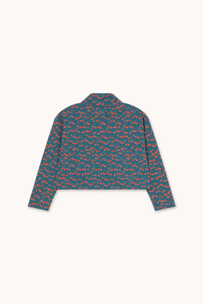 Tiny Cottons MINI APPLES RIB MOCKNECK light navy Tiny Cottons MINI APPLES RIB MOCKNECK light navy