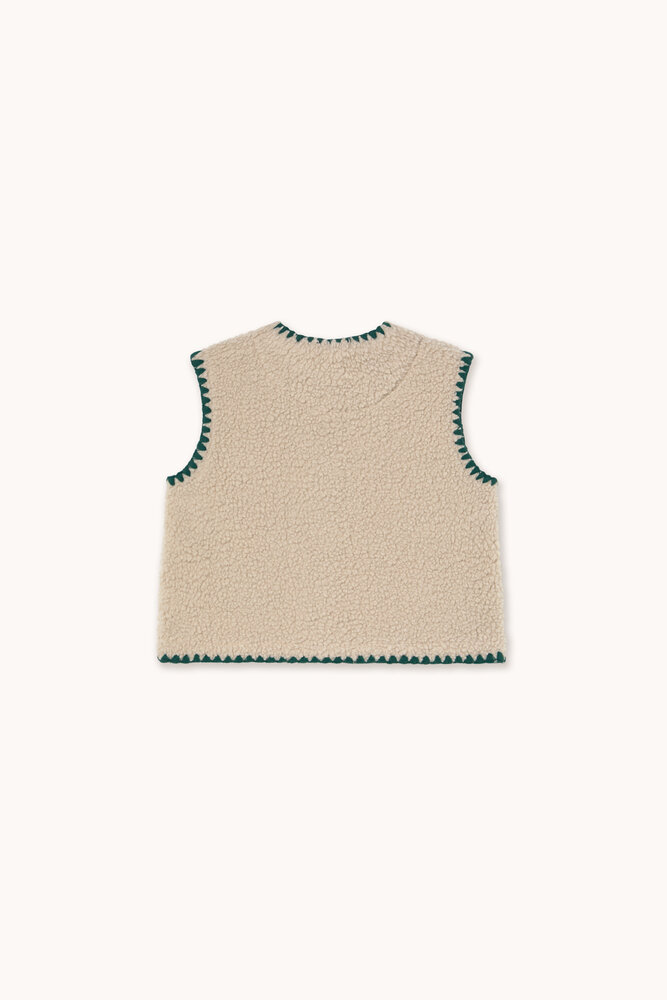 Tiny Cottons SHERPA VEST dark vanilla Tiny Cottons SHERPA VEST dark vanilla
