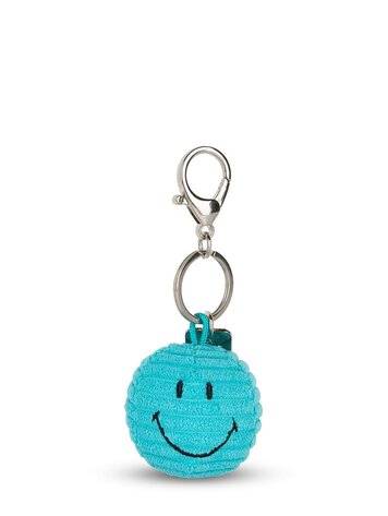Bon Ton Toys Smiley Keychain ECO Corduroy - 4,5 cm - 309 Teal