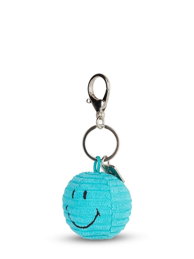 Bon Ton Toys Smiley Keychain ECO Corduroy - 4,5 cm - 309 Teal
