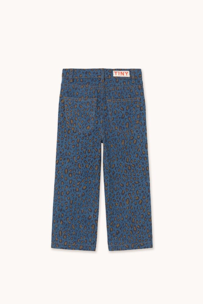 Tiny Cottons ANIMAL PRINT JEANS dark blue Tiny Cottons ANIMAL PRINT JEANS dark blue