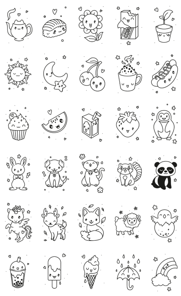 Kidywolf Kidydraw Mini tekenbord Kawai Kidywolf Kidydraw Mini tekenbord Kawai