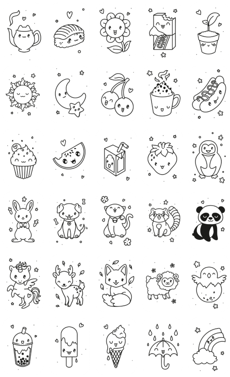 Kidywolf Kidydraw Mini tekenbord Kawai