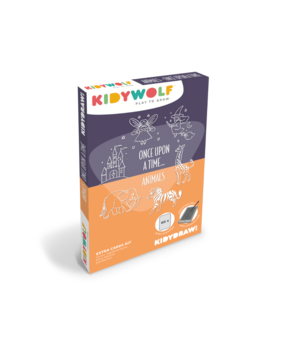 Kidywolf Kidydraw Mini KAARTEN Er was eens & Dieren Kidywolf Kidydraw Mini KAARTEN Er was eens & Dieren