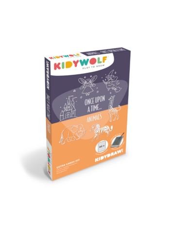 Kidywolf Kidydraw Mini KAARTEN Er was eens & Dieren
