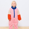 Tiny Cottons COLOR BLOCK POLAR SHERPA ONE-PIECE dark blue Tiny Cottons COLOR BLOCK POLAR SHERPA ONE-PIECE dark blue