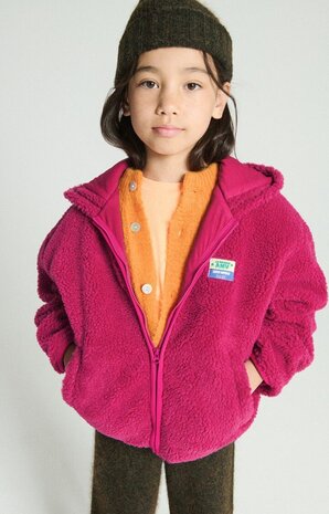 American Vintage Teddy Jas Hoktown Capuchon Fuchsia