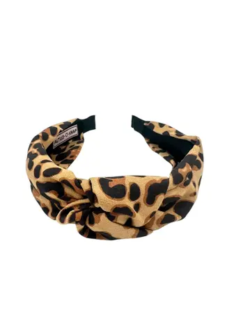 Altijd Knap Haarband Panter met knoop Altijd Knap Haarband Panter met knoop