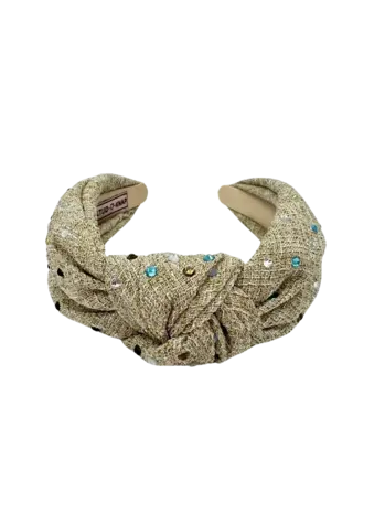 Altijd Knap Haarband Tweed Sparkle Beige Altijd Knap Haarband Tweed Sparkle Beige