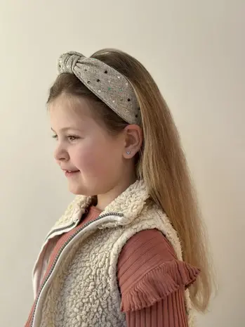 Altijd Knap Haarband Tweed Sparkle Beige Altijd Knap Haarband Tweed Sparkle Beige