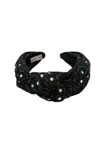 Altijd Knap Haarband Tweed Sparkle Black