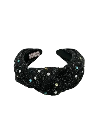 Altijd Knap Haarband Tweed Sparkle Black Altijd Knap Haarband Tweed Sparkle Black