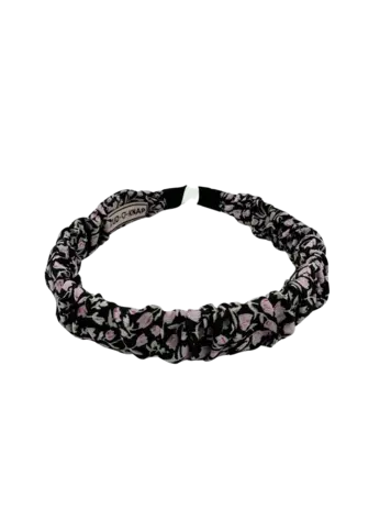 Altijd Knap Haarband Sweet Flowers Black Pink