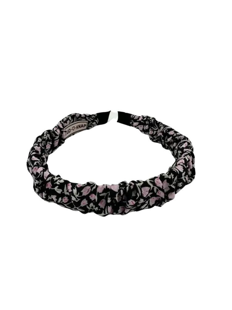 Altijd Knap Haarband Sweet Flowers Black Pink