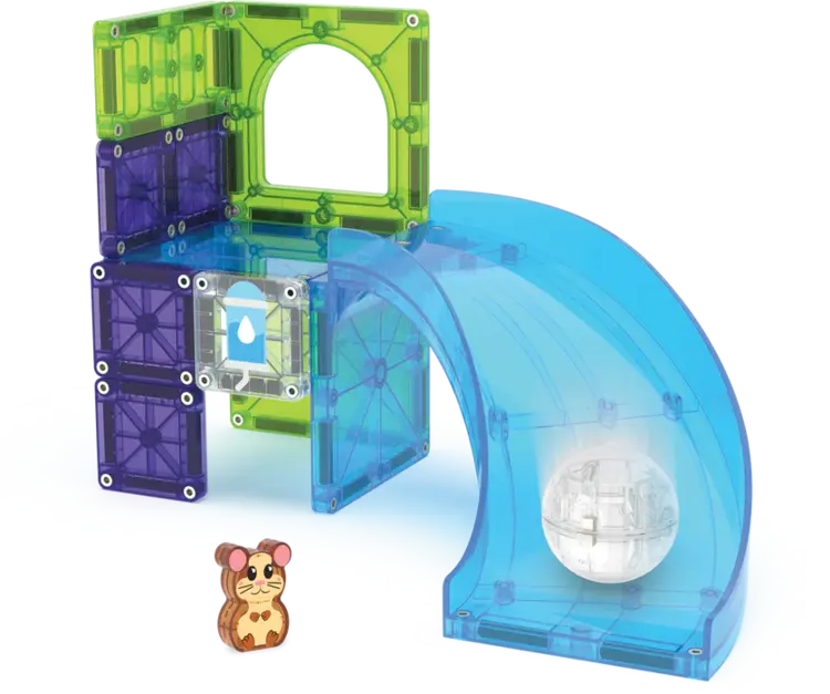 Magna Tiles Hamster Ball 13ST - Magnetische tegels met hamster
