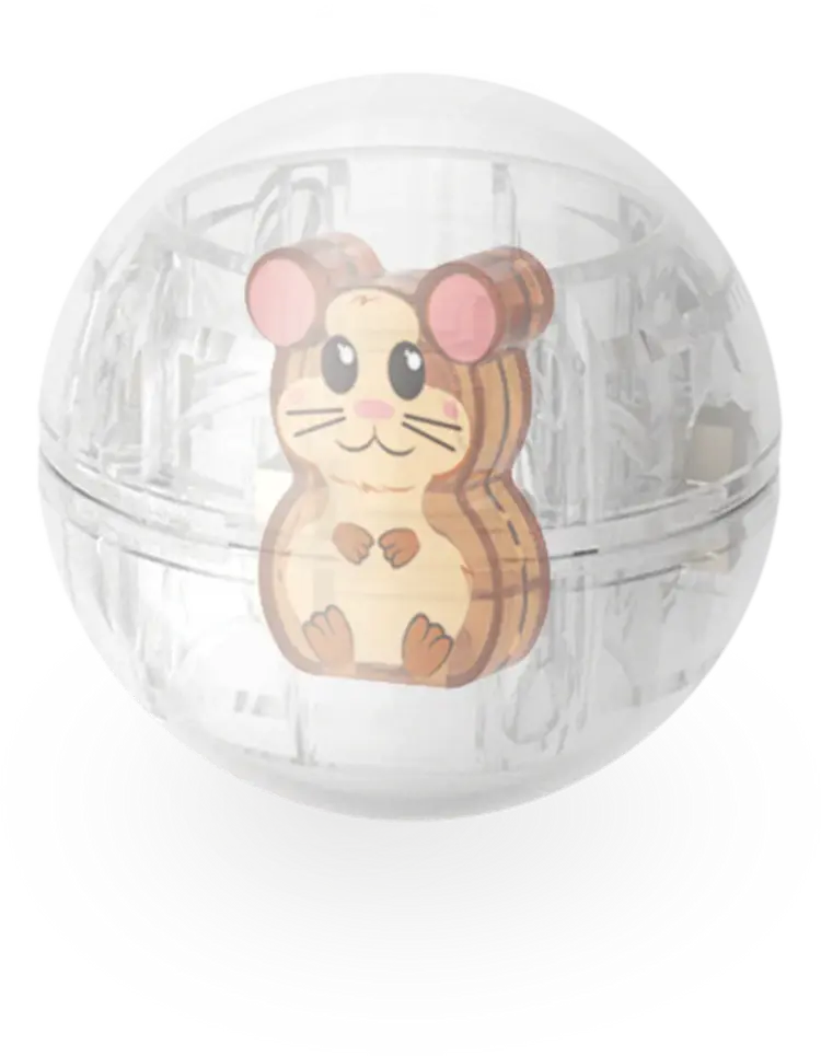 Magna Tiles Hamster Ball 13ST - Magnetische tegels met hamster