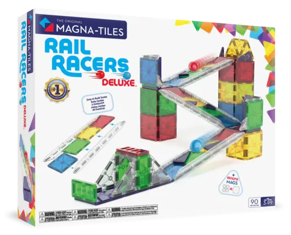 Magna Tiles Rail Racers Deluxe 90ST Magna Tiles Rail Racers Deluxe 90ST