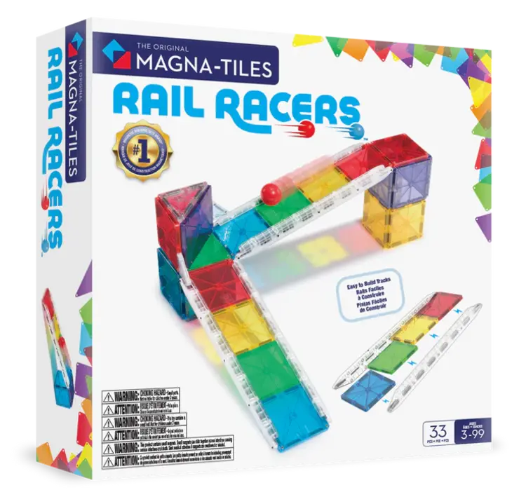 Magna Tiles Rail Racers 33ST - magnetische tegels