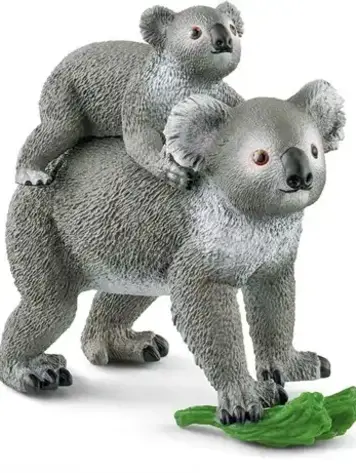 Schleich Wild Life Koala moeder met baby