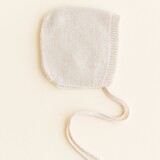Hvid Bonnet NEWBORN - Cream Hvid Bonnet NEWBORN - Cream