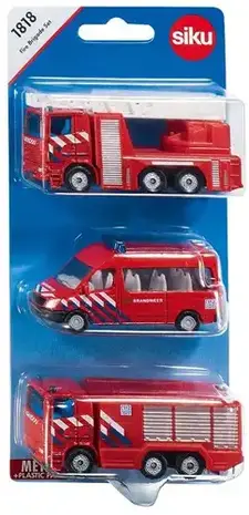 Siku Brandweerset 3-delig Nederland Siku Brandweerset 3-delig Nederland