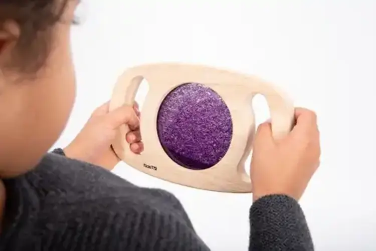Tickit Houten glitterpaneel paars