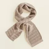 Hvid Scarf Jacobino - Sand Hvid Scarf Jacobino - Sand