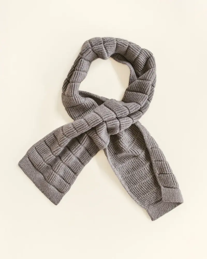 Hvid Scarf Jacobino - Otter Hvid Scarf Jacobino - Otter