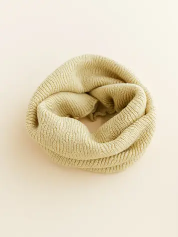 Hvid Tube Scarf Gigi -  Light Yellow