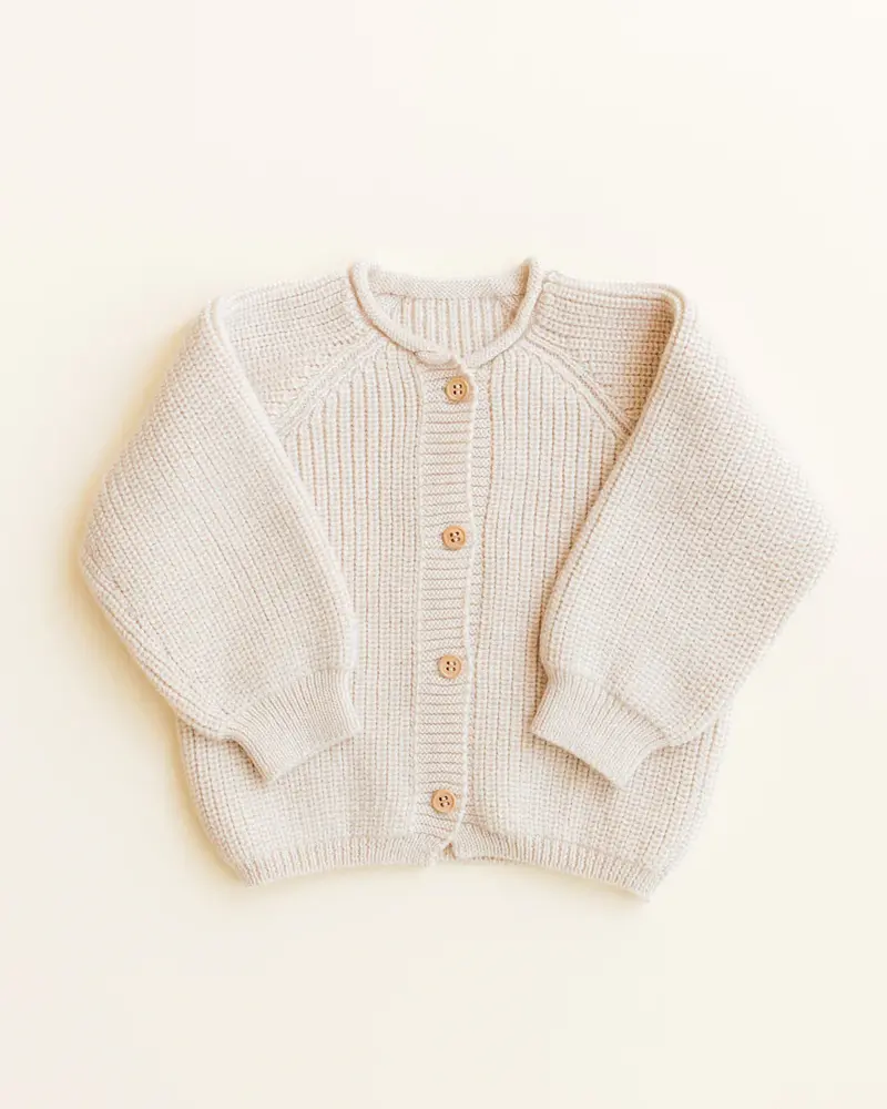 Hvid Cardigan Inga - Cream Hvid Cardigan Inga - Cream