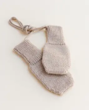 Hvid Copy of Bonnet NEWBORN - Cream