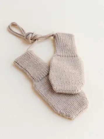 Hvid Mittens Fiza - Sand