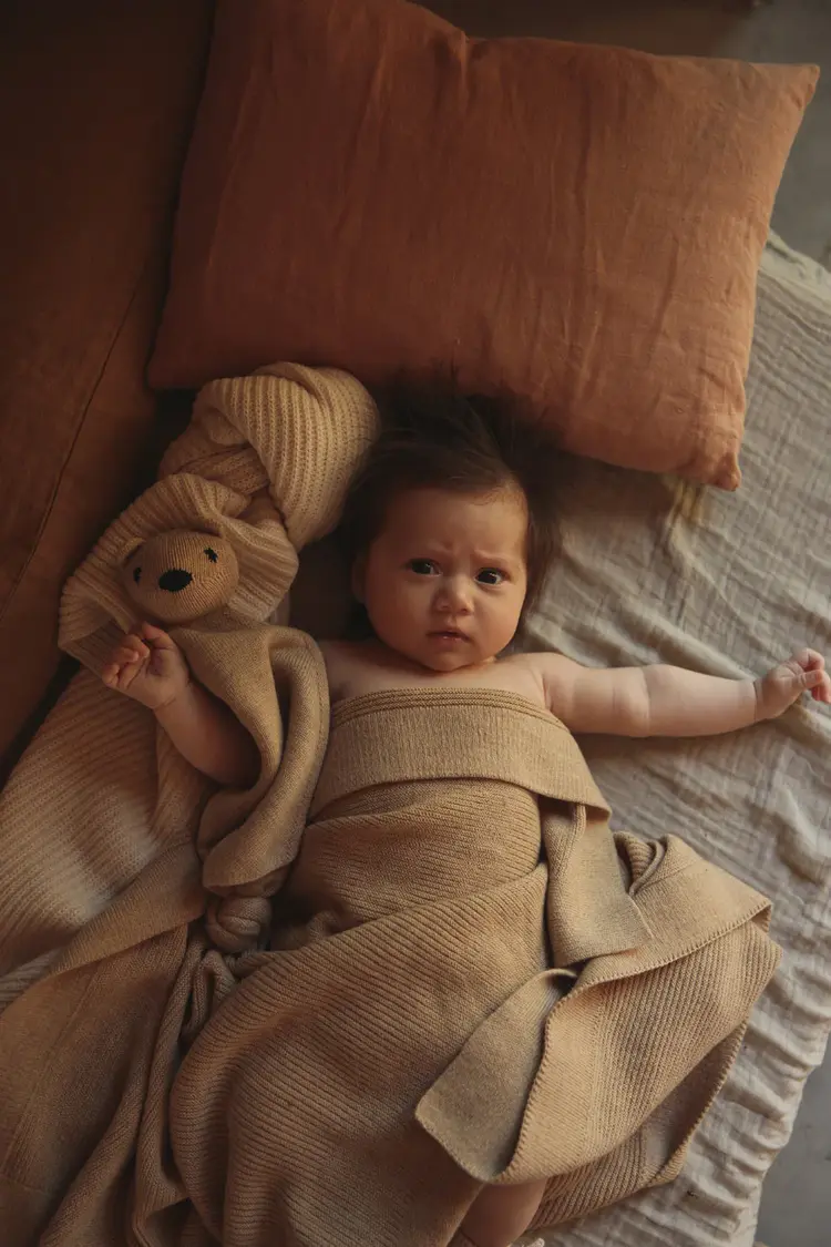 Hvid Blanket Gust Sand