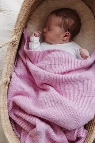 Hvid Blanket Ivy Cotton Candy Hvid Blanket Ivy Cotton Candy