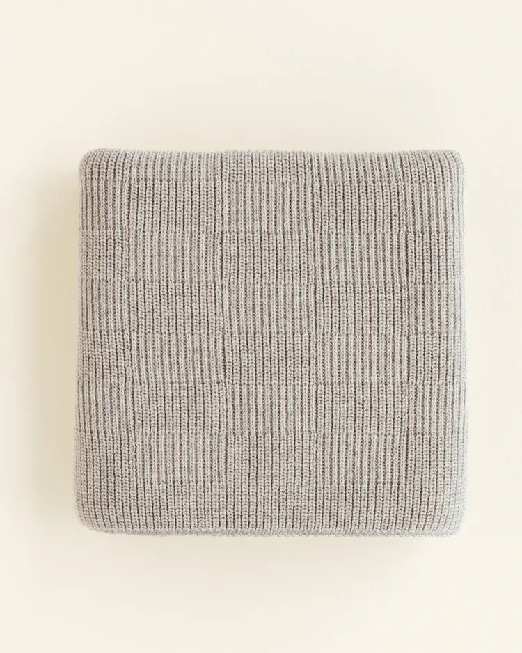 Hvid Blanket Ivy Pebble