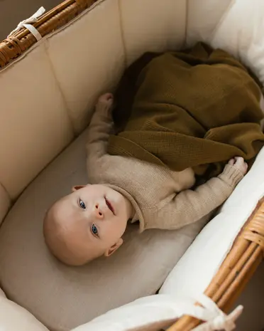 Hvid Blanket Felix Mustard Hvid Blanket Felix Mustard