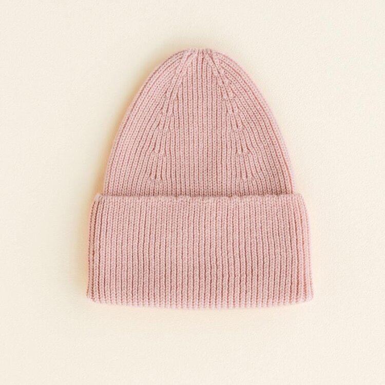 Hvid Beanie Fonzie KIDS - Powder