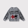 ALIX the label Jacquard pullover soft grey melange ALIX the label Jacquard pullover soft grey melange
