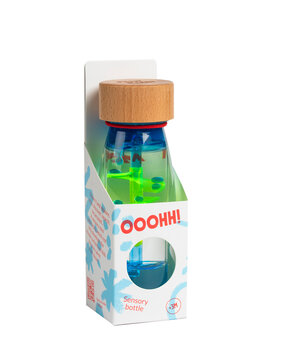 Petit Boum Sensorische fles - Spiraal Blauw