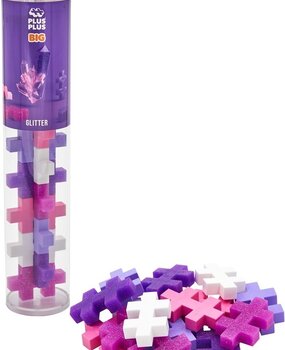 Plus Plus BIG Tube Glitter 15ST