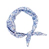 Love Issue Twilly Scarf - Blue Bouquet Love Issue Twilly Scarf - Blue Bouquet