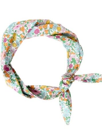 Love Issue Twilly Scarf - Colorful Garden