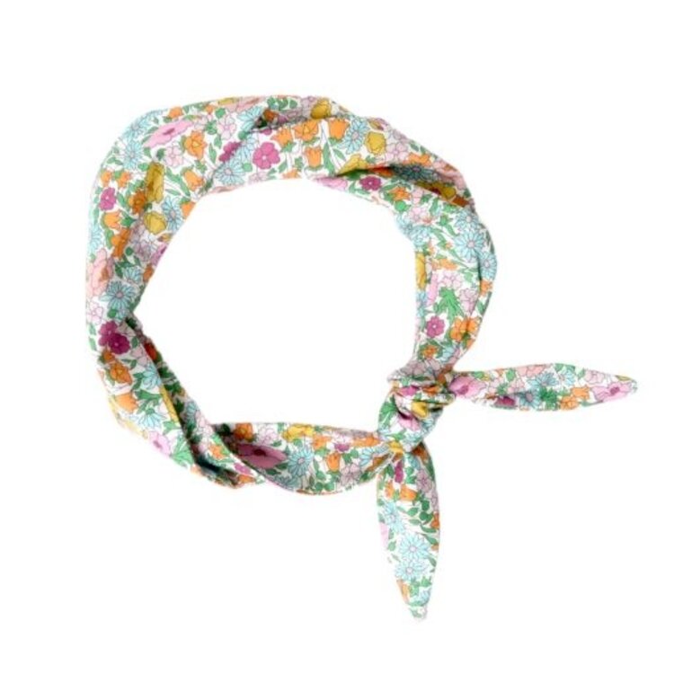 Love Issue Twilly Scarf - Colorful Garden