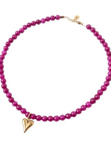 Love Issue Ketting Plum Heart