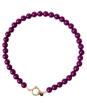 Love Issue Ketting Bold Beads Plum