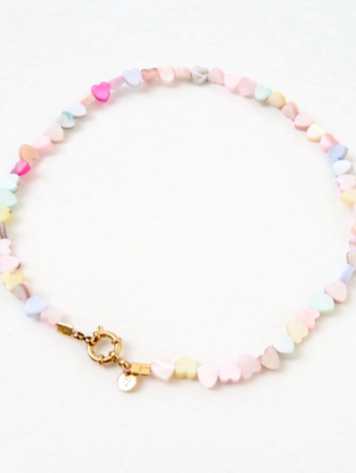 Love Issue Ketting seashelly hearts pastel